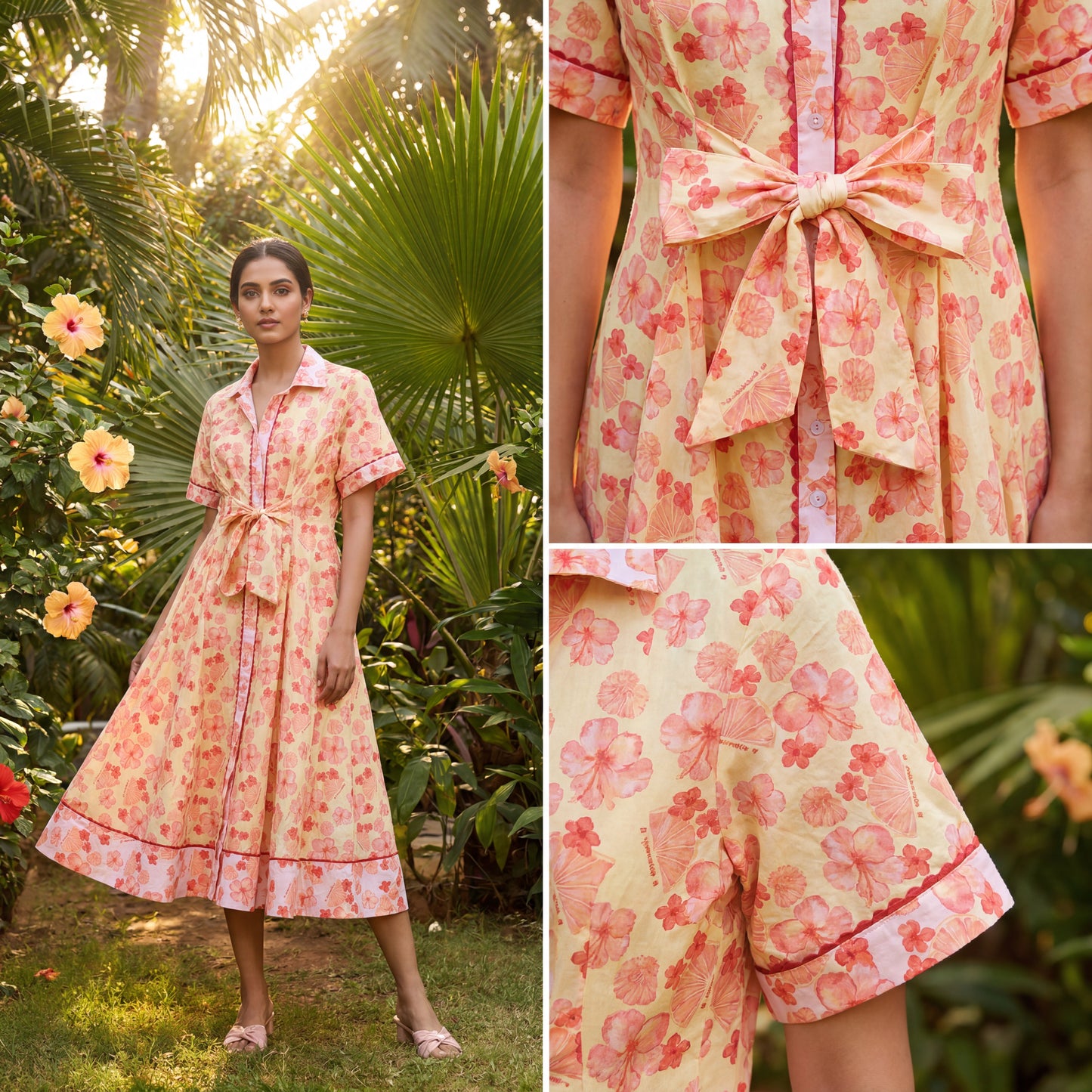 SYDNEY DRESS HIBISCUS