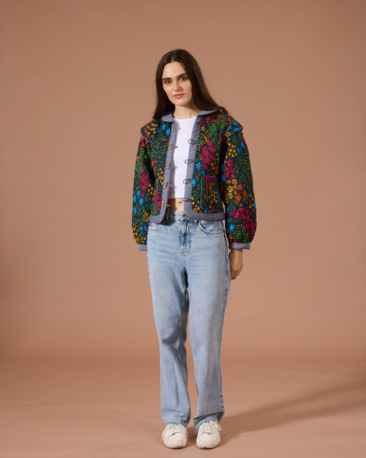 JAIPUR QUILTED JACKET FLORIDO BLACK