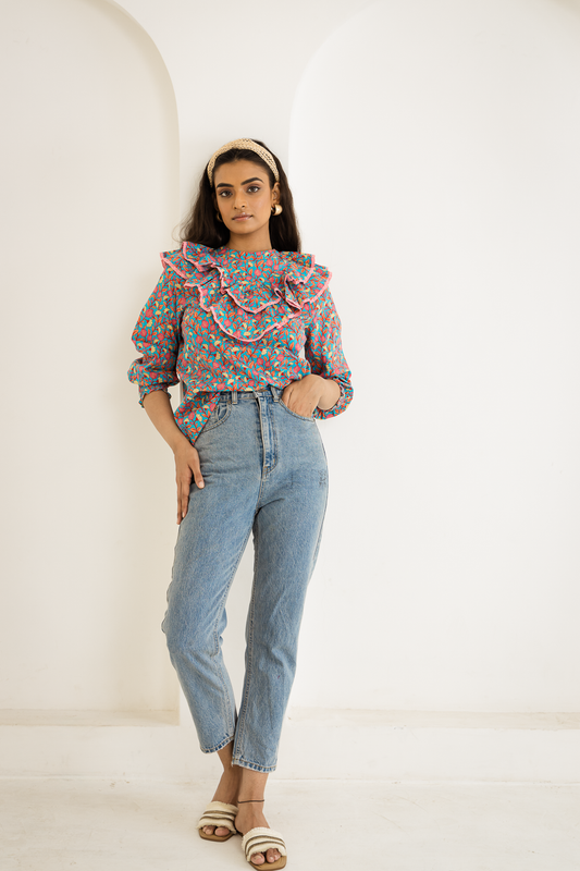 FRILL TOP