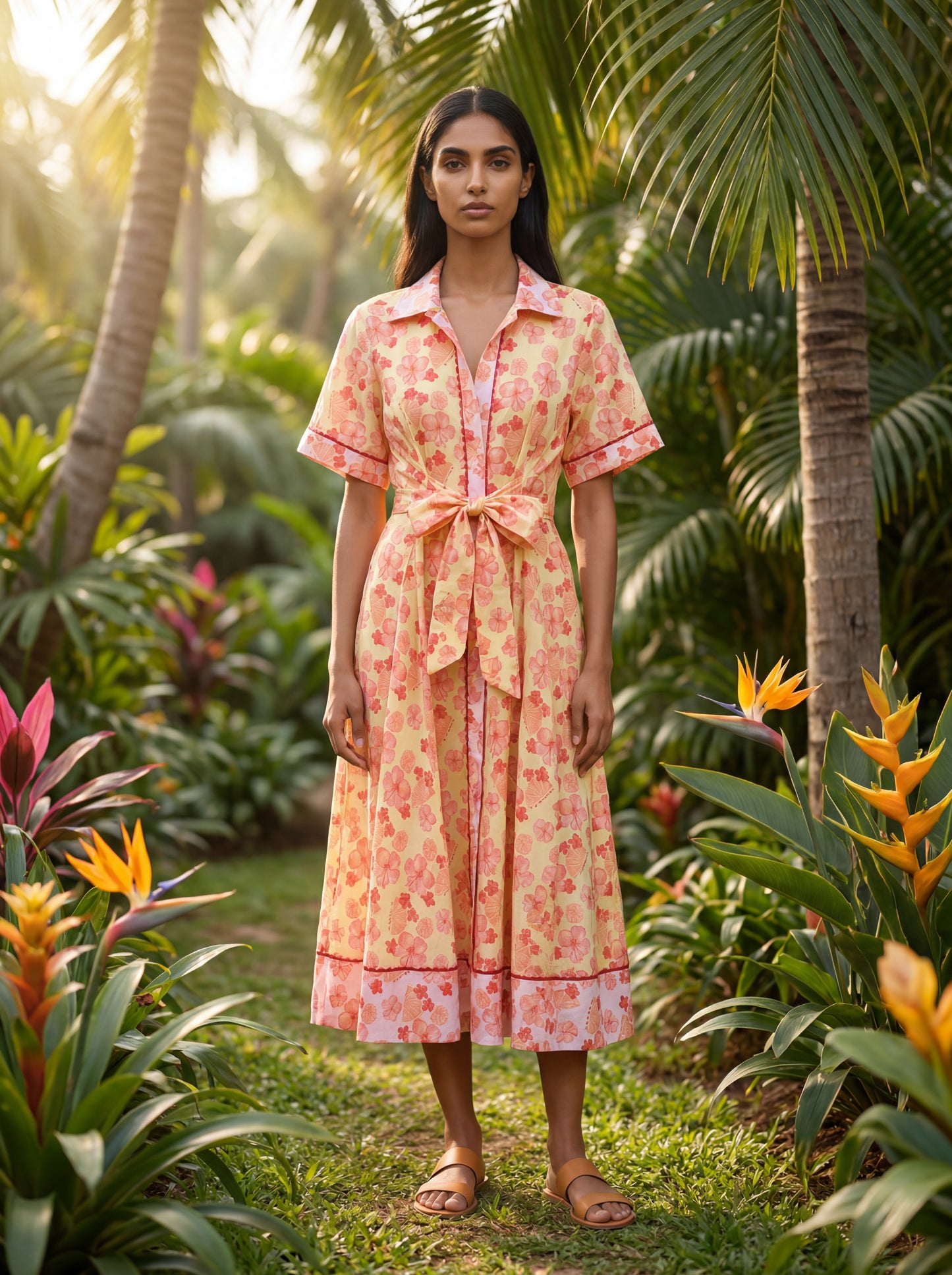 SYDNEY DRESS HIBISCUS